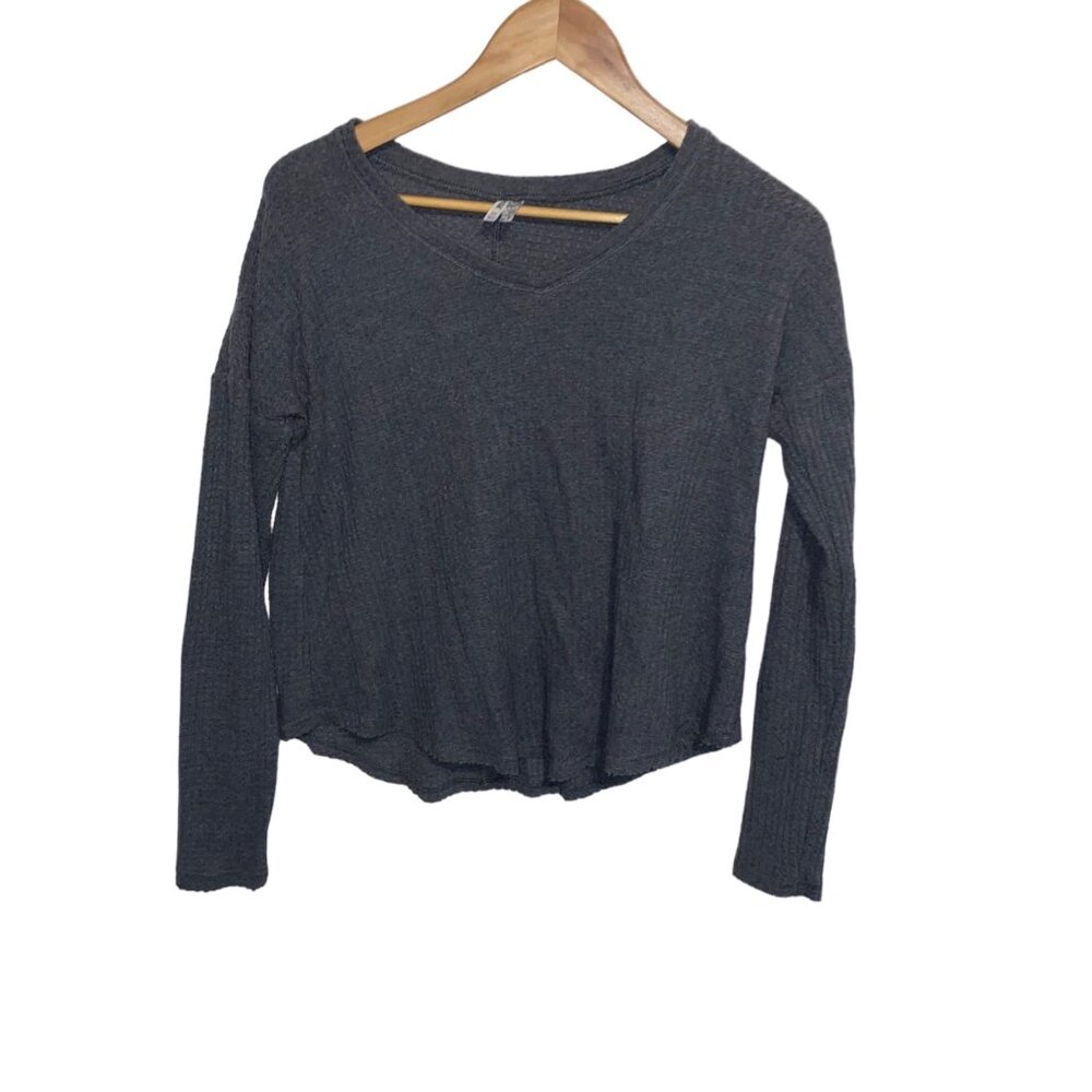 Mudd Waffle Knit Top XS
